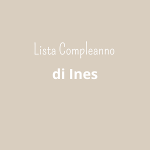Compleanno Ines