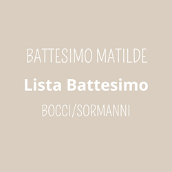 Battesimo/1° Compleanno Matilde (BOCCI/SORMANNI)