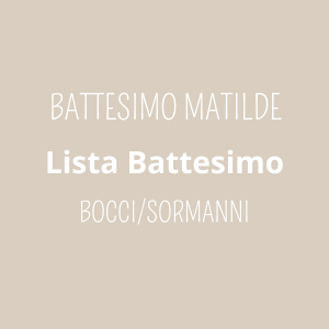 Battesimo/1° Compleanno Matilde (BOCCI/SORMANNI)