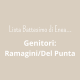 Battesimo Enea (Ramagini/Del Punta)