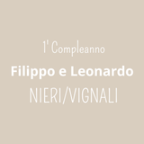 Primo Compleanno Leonardo e Filippo (NIERI/VIGNALI)