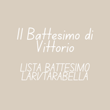 Battesimo Vittorio (LARI/TARABELLA)