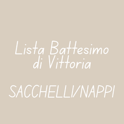 Battesimo Vittoria