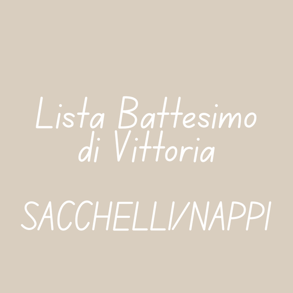 Battesimo Vittoria