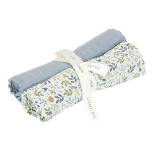 Set swaddle azzurre 70x70cm