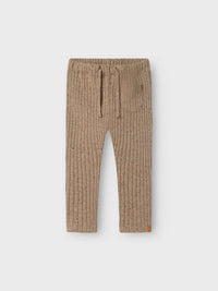 Leggings a costine beige