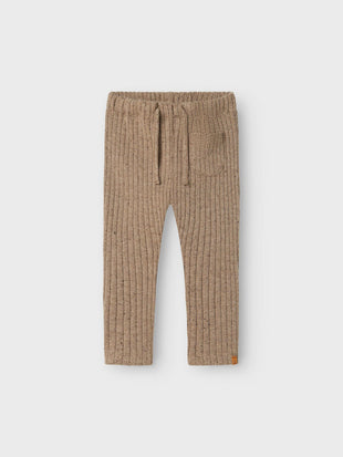 Leggings a costine beige