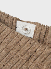 Leggings a costine beige