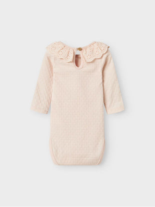 Body con colletto - Silver peony