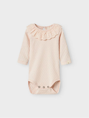 Body con colletto - Silver peony