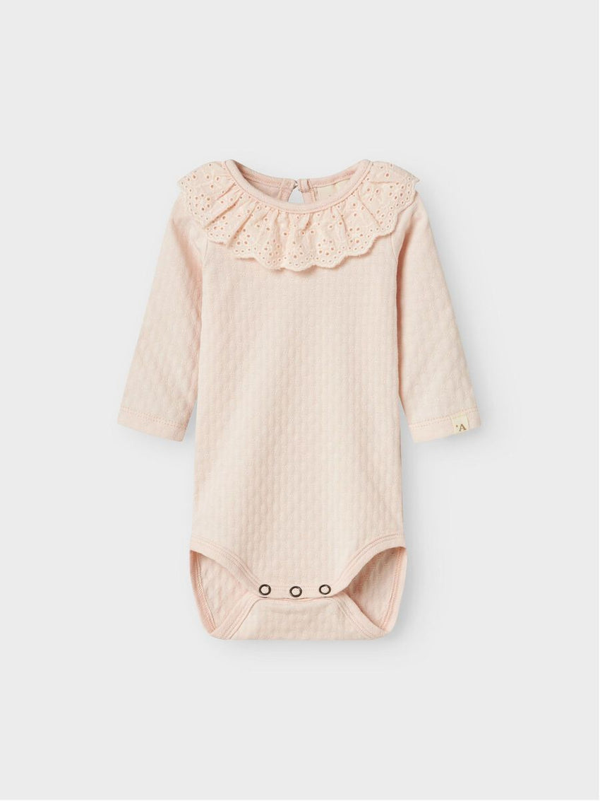 Body con colletto - Silver peony