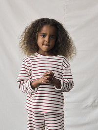 Maglia girocollo righe