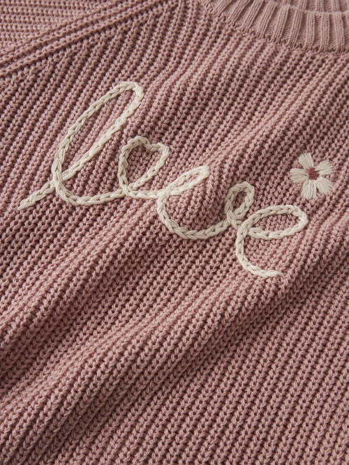 Nmfemlen emb knit lil