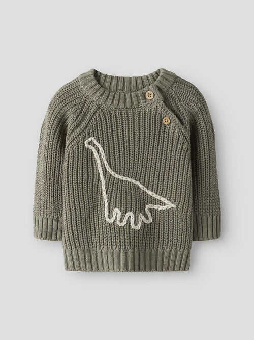 Nbmemlen emb ls knit lil