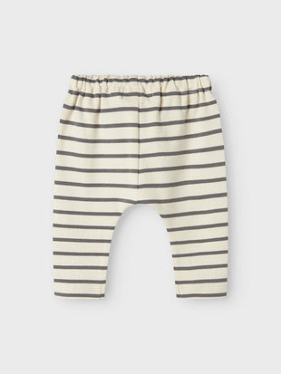 Pantalone morbido - righe grigie