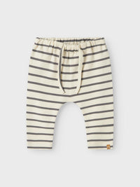 Pantalone morbido - righe grigie