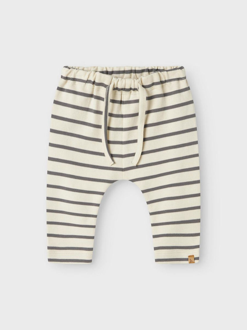 Pantalone morbido - righe grigie