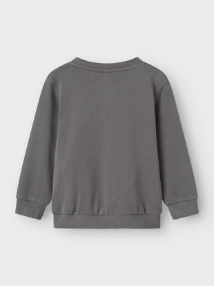 Felpa bambino girocollo - grigio scuro