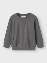 Felpa bambino girocollo - grigio scuro