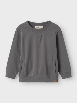 Felpa bambino girocollo - grigio scuro