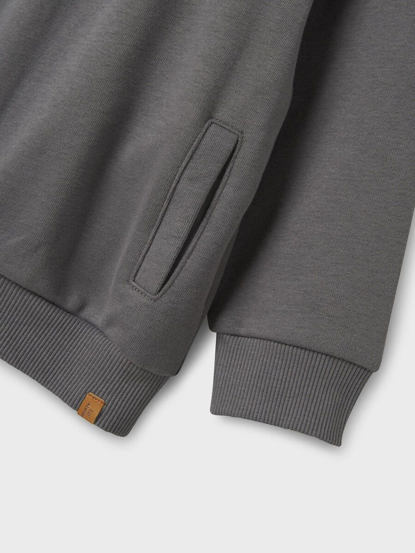 Felpa bambino girocollo - grigio scuro