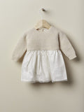 Abito in maglia con maniche lunghe - gonna tulle