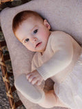Abito in maglia con maniche lunghe - gonna tulle