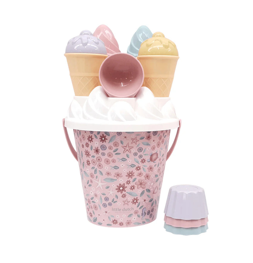 Set secchiello rosa - coni gelato
