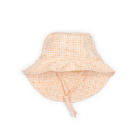 Cappellino da mare UV50 - Peachy square - tg. 1/2 anni