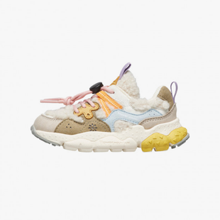 Yamano 3 junior - Flower Mountain - Teddy taupe/beige/sage