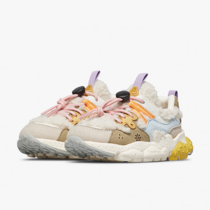 Yamano 3 junior - Flower Mountain - Teddy taupe/beige/sage