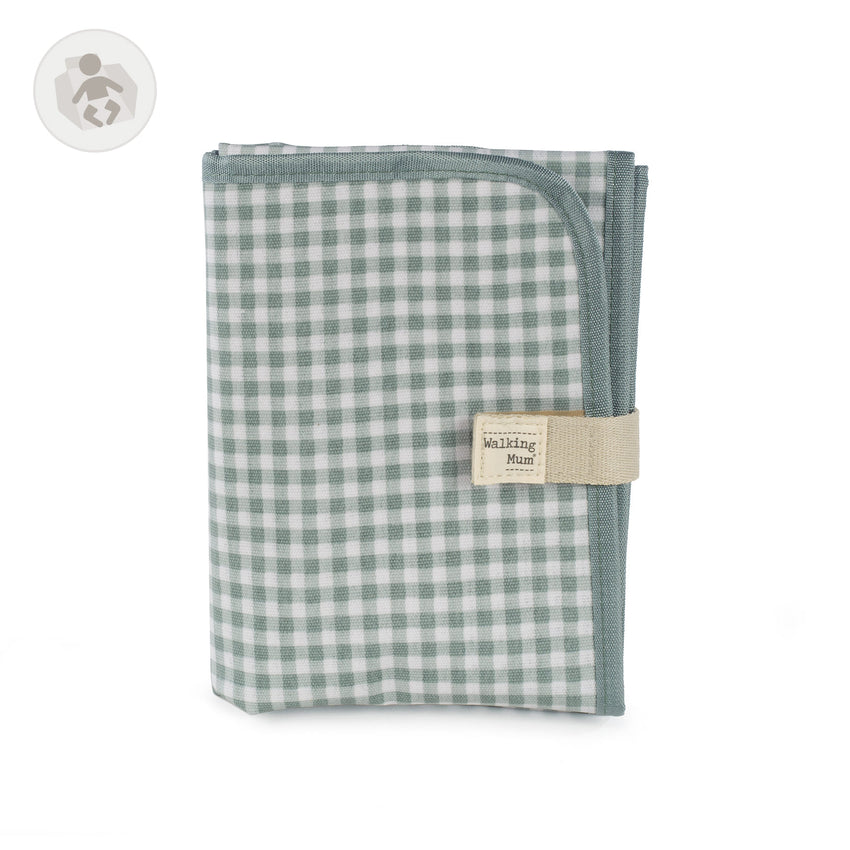 Fasciatoio da viaggio Vichy Green