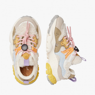 Yamano 3 junior - Flower Mountain - Teddy taupe/beige/sage