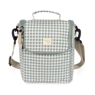 Borsa termica - I love vichy verde