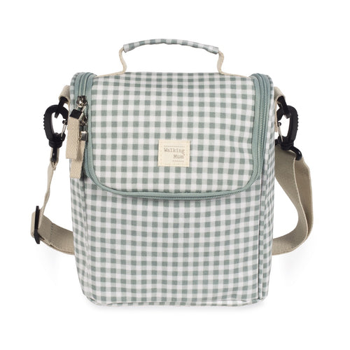 Borsa termica - I love vichy verde