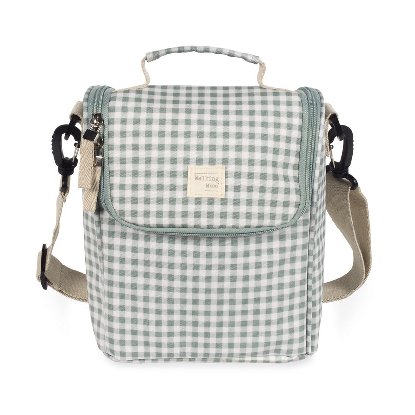 Borsa termica - I love vichy verde