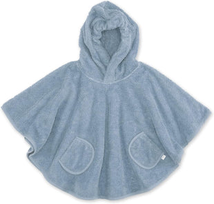 Poncho in spugna per bagnetto - Blu