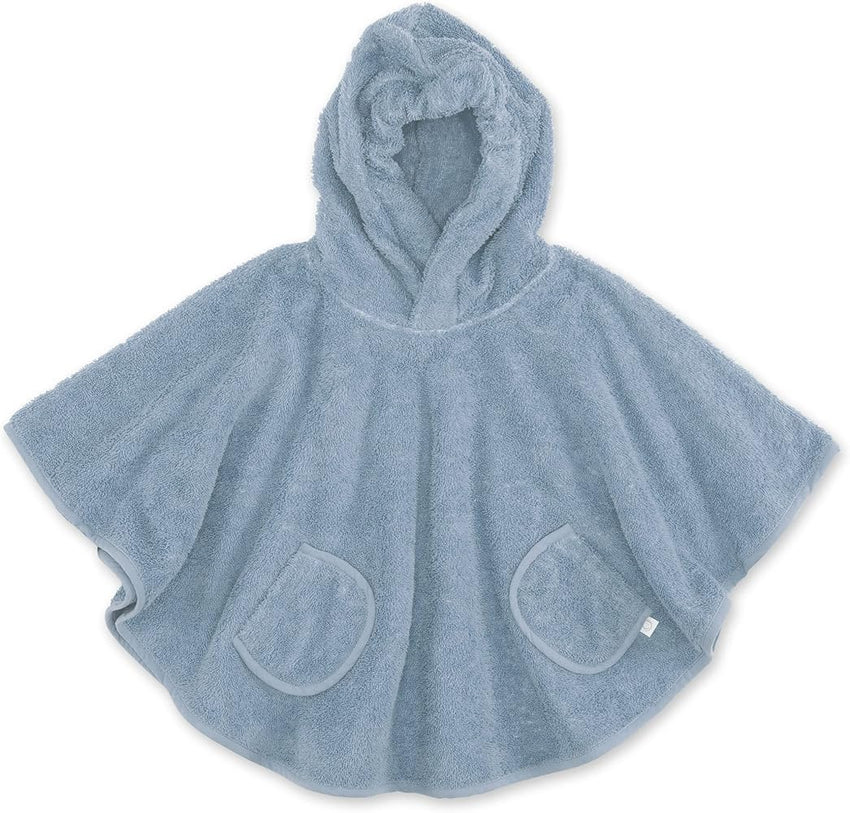 Poncho in spugna per bagnetto - Blu