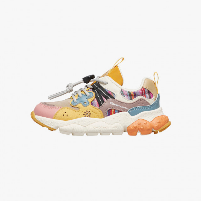 Yamano 3 Junior - Flower Mountain - Pink-Cream-Light brown