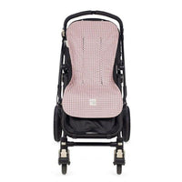 Materassino per passeggino rosa Vichy