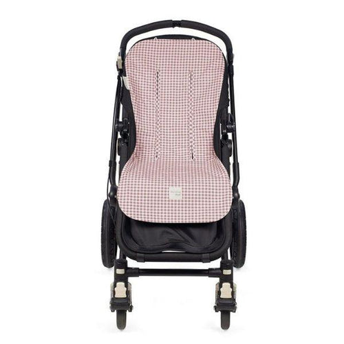 Materassino per passeggino rosa Vichy