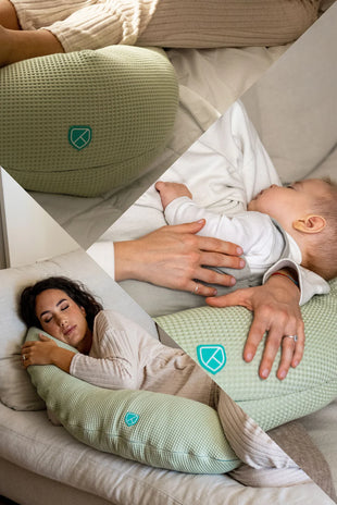 Hugs Bamboo - cuscino gravidanza e allattamento - verde