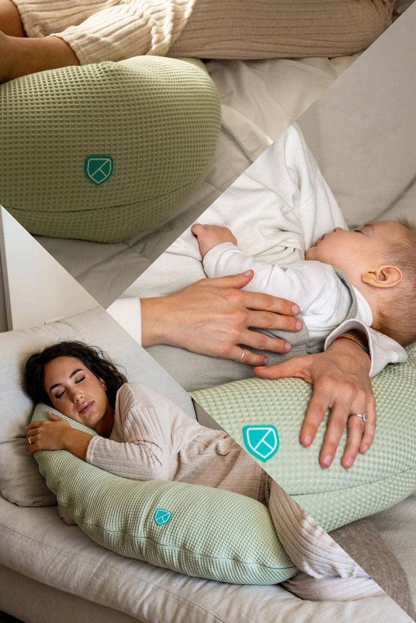 Hugs Bamboo - cuscino gravidanza e allattamento - verde