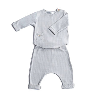 Completino pure estivo azzurro - tg. 1 mese