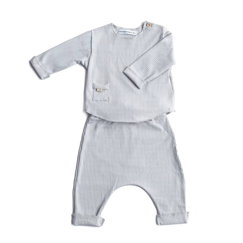 Completino pure estivo azzurro - tg. 1 mese