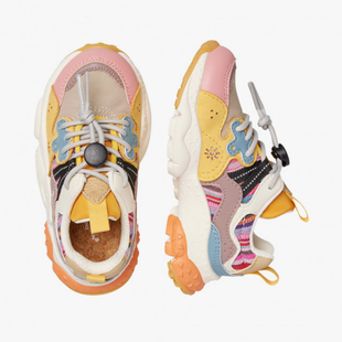 Yamano 3 Junior - Flower Mountain - Pink-Cream-Light brown