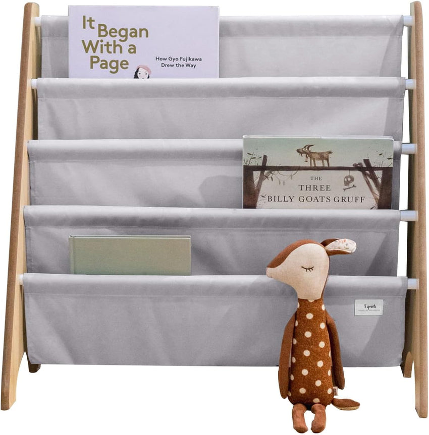 Libreria montessori in legno - Grey