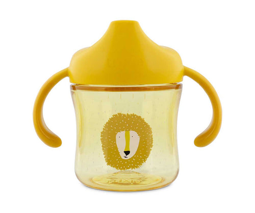 Sippy cup Leone - Bicchiere con beccuccio e manici