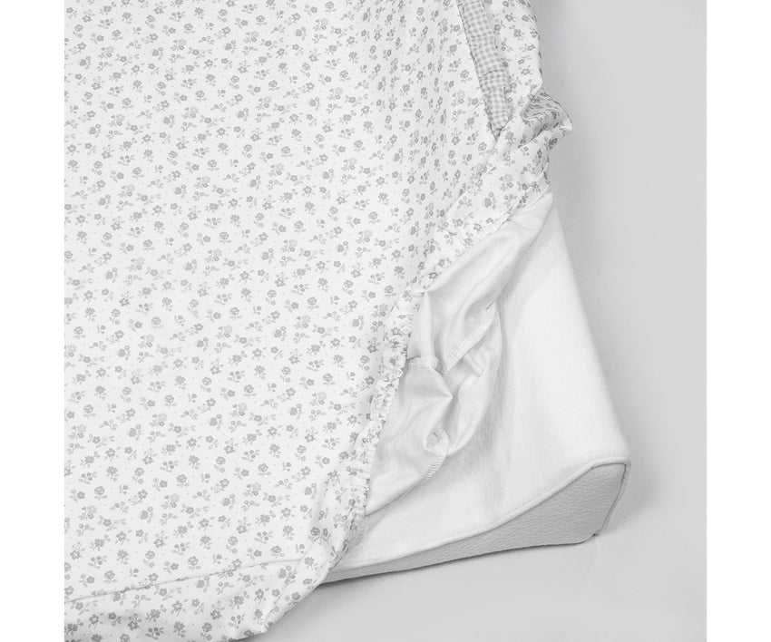 Fasciatoio Little Bloom Fiori Grigio 50 x 70 cm