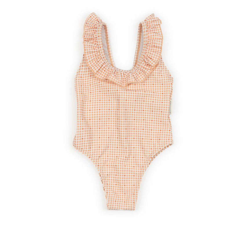 Costume intero - Peachy square - tg. 18/24 mesi